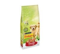 Purina Friskies Pienso para Perro Adulto con Buey, Cereales y Verduras, saco de 15kg