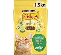 Friskies Pienso pienso gato Adulto Pollo 6x1,5 kg
