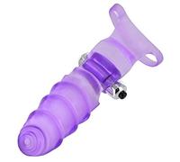 Frisky Finger Banger G-Spot dedo Vibrador Púrpura - 118 gr