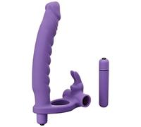 Frisky Penetración Doble Pene Vibrante Anillo Doble Placer - 150 gr