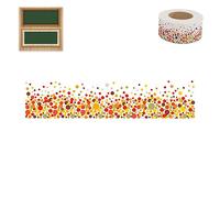 Friso Para Pared Cenefas Adhesivas BañO Cocina de Papel Para Paredes 3d Infantiles Decorativas Adhesivas Pintado Cocina Vinilo Autoadhesivo Impermeable Círculo blanco 7cm X 20m