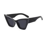 frissin Gafas de sol de ojo de gato para mujer y hombre, protección UV400, marco de mariposa grande, lentes sólidas/degradadas, patillas gruesas, gafas de sol de lujo para mujer, gafas de sol con
