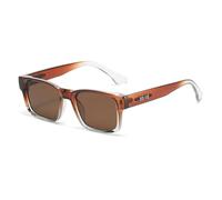 frissin Gafas de sol polarizadas cuadradas para hombre y mujer, protección UV400, degradado, transparente, retro, gafas de sol con personalidad, para conducir, pescar, viajar al aire libre