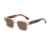 frissin Gafas de sol polarizadas cuadradas para hombre y mujer, protección UV400, degradado, transparente, retro, gafas de sol con personalidad, para conducir, pescar, viajar al aire libre, Marco