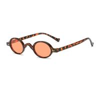 frissin Gafas de sol redondas pequeñas para mujer, vintage, punk, estilo hip hop, ovaladas, gafas de sol de viaje, protección UV400, C7