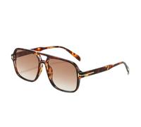 frissin Gafas de sol retro de doble haz de arroz, gafas de sol de calle de alta gama, anti-, C5