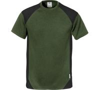 Fristads Camiseta 7046 THV Verde militar/Negro S