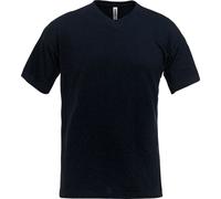 Fristads Camiseta manga corta Acode Camiseta wit Cuello en Vitt 1913 BSJ dark navy S