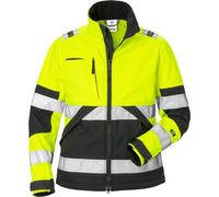 Fristads Cazadora Softshell Alta Visibilidad Mujer Cl. 2 4183 WYH High Vis Amarillo/Negro XXL