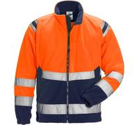 Fristads Chaqueta alta visibilidad Chaqueta polar alta visibilidad cl. 3 4041 FE Naranja/azul marino alta visibilidad S