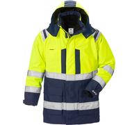 Fristads Chaqueta alta visibilidad High Vis Airtech® 3in1 Parka cl. 3 4036 GTT Alta visibilidad amarillo/azul marino 3XL