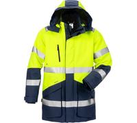 Fristads Chaqueta alta visibilidad High Vis GORE-TEX Parka de invierno 3 en 1 clase 3 4989 GXB Alta visibilidad amarillo/azul marino XS