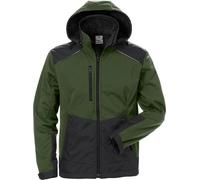 Fristads Chaqueta de invierno Softshell 4060 CFJ Verde militar/negro S