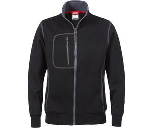 Fristads Cremallera Sudadera Acode Chaqueta Sudadera Mujer 1748 DF Negro S