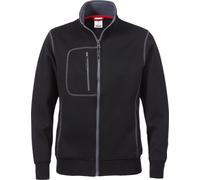 Fristads Cremallera Sudadera Acode Chaqueta Sudadera Mujer 1748 DF Negro XL