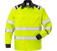 Fristads Flamestat Camisa Alta Visibilidad Cl. 3 7050 ATS Alta Visibilidad Amarillo/Azul Marino XS