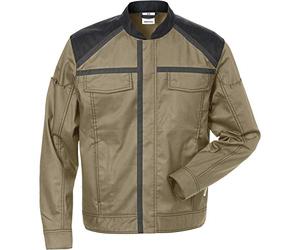 FRISTADS Fusion - Chaqueta para hombre (talla L), color caqui y negro