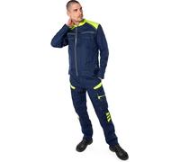 Fristads Pantalón 2552 STFP Azul marino/Amarillo de protección de advertencia D84