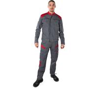 Fristads Pantalón 2552 STFP gris/rojo D88