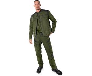 Fristads Pantalón 2552 STFP Verde Ejército/Negro D104