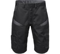 Fristads Pantalón corto elástico 2562 STFP negro/gris C52