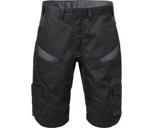 Fristads Pantalón corto elástico 2562 STFP negro/gris C58