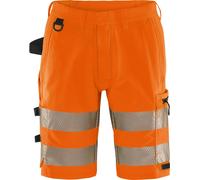Fristads Pantalón corto elástico High Vis Verde cl. 2 2648 GSTP C66