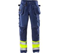 Fristads Pantalón de trabajo alta visibilidad clase 1 247 FAS azul C52