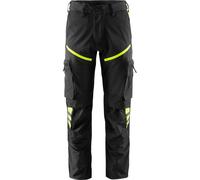 Fristads Pantalón elástico 2653 LWS negro/amarillo D108