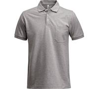 Fristads Polo manga corta Acode polo shirt 1721 PIQ grey melange XL