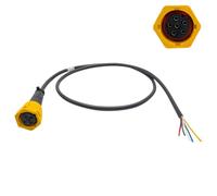 Fristom CONECTOR BAJONET 5 PIN WTY LADO IZQUIERDO AMARILLO CON CABLE 1 METRO (5 Pin Izquierdo)