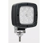 Fristom Faro de trabajo Cuadrado Led para maquinaria 15W 1.800Lm con óptica combo 12V 24V con 1 metros de cable FT-036
