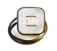 fristom ft de 27 B Geográfico lámpara blanco con cable 62 mm x 62 mm x 27 mm lámpara LED begrenzer 12 A 30 V