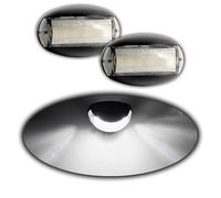 Fristom PILOTOS LED MARCADORES GALIBOS BLANCOS DELANTEROS 12V 24V HOMOLOGADOS (Blancos)