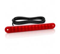 Fristom Tercera Luz de Freno LED 225 mm Homologación EU 12V/24V con Cable de 4 Metros