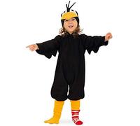Fritz Fries & Söhne GmbH & Co Disfraz de Cuervo Negro para niños, El pequeño calcetín de Cuervo, Figura de televisión (104)