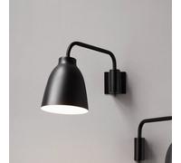 FRITZ HANSEN Aplique de pared Caravaggio, negra