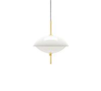 FRITZ HANSEN - Clam Lámpara Colgante Ø440 Opal/Brass