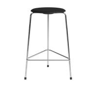 Fritz Hansen Taburete Alto Dot Alt. 65 3 Patas Cromo/fresno Negro