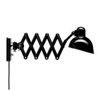 Fritz Hansen KAISER idell™ 6718-W, lámpara de pared, negro brillo