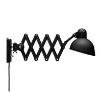 Fritz Hansen KAISER idell™ 6718-W, lámpara de pared, negro mate