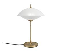 Fritz Hansen Clam Lámpara de Mesa Ópalo/ Latón