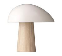 Fritz Hansen - Night Owl Lámpara de Sobremesa Mate Ahumado y Blanco/Ceniza