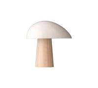 FRITZ HANSEN - Night Owl Lámpara de Sobremesa Mate Ahumado y Blanco/Ceniza