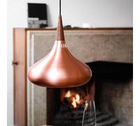 FRITZ HANSEN Orient P1 Lámpara colgante cobre/rosa Ø 22,5