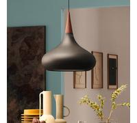 FRITZ HANSEN Orient P1 Lámpara colgante negro/rosa Ø 22,5