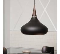 FRITZ HANSEN Orient P3 Lámpara colgante negro/rosa Ø 50 cm