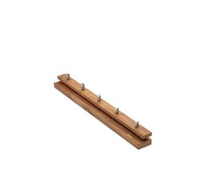 Fritz Hansen Perchero Cutter Teca. 5 pomos