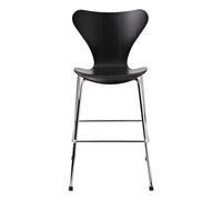 Fritz Hansen Silla 3177 Series 7 Junior cromo Black