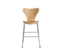 Fritz Hansen Silla 3177 Series 7 Junior cromo Oak
